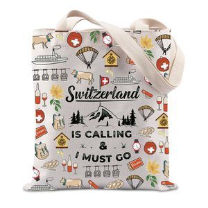 Switzerland Lover Handbag Gift Switzerland Is Calling And I Must Go Tote Bag :O